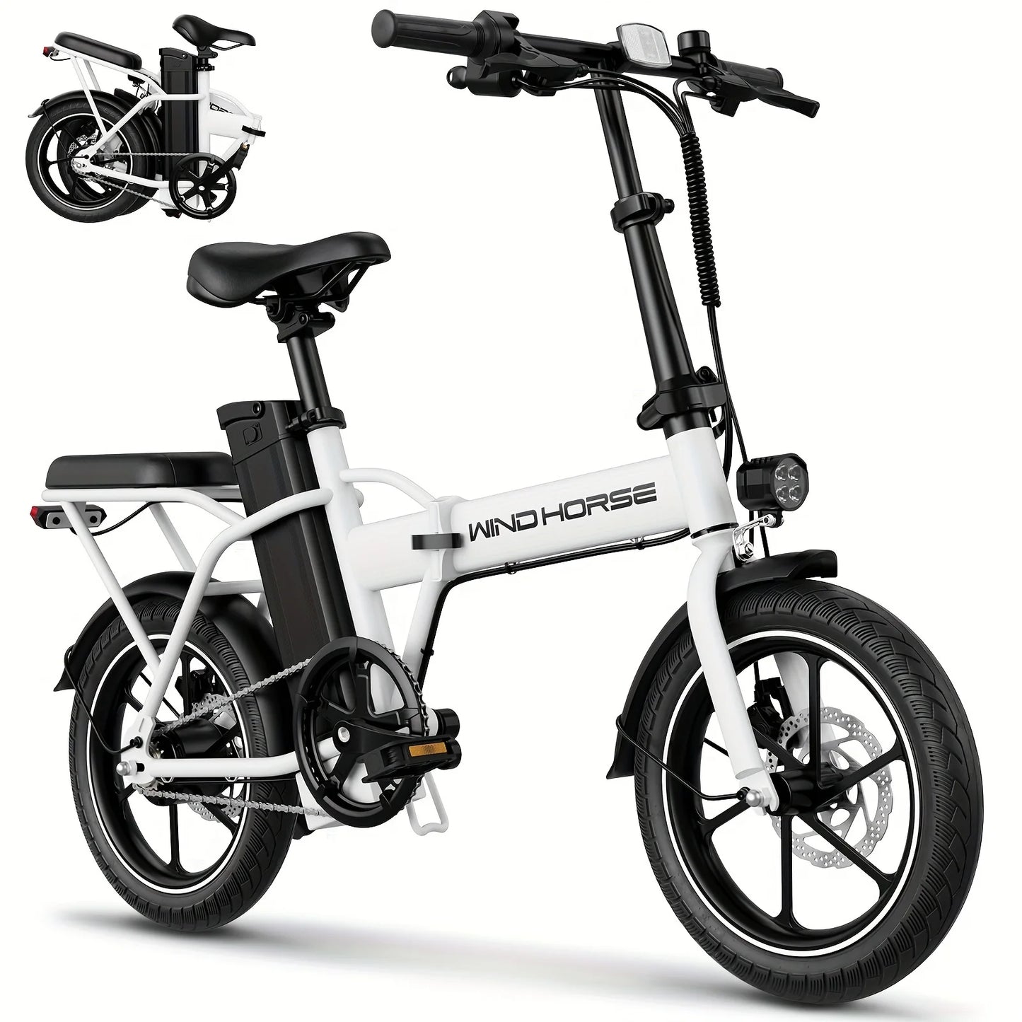 Folding adult electric bicycle