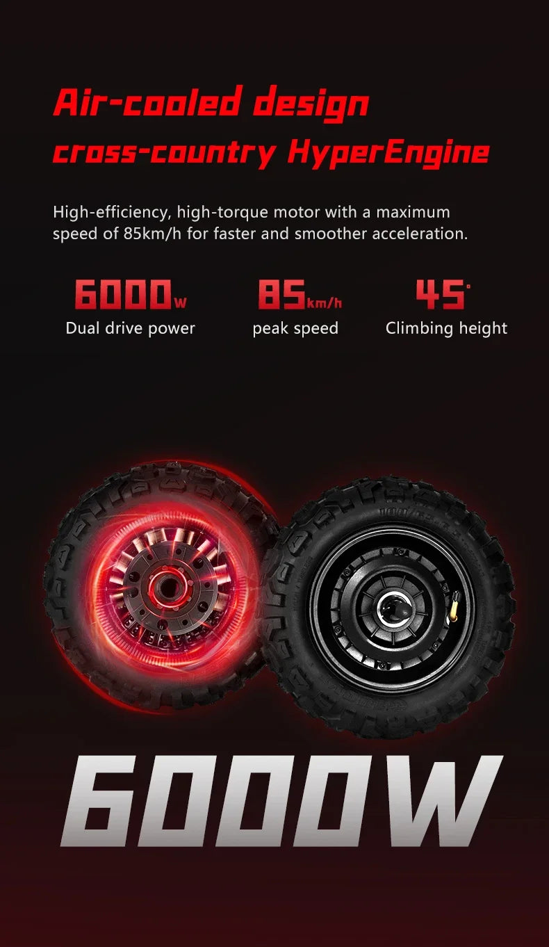 Electric scooter 6000W