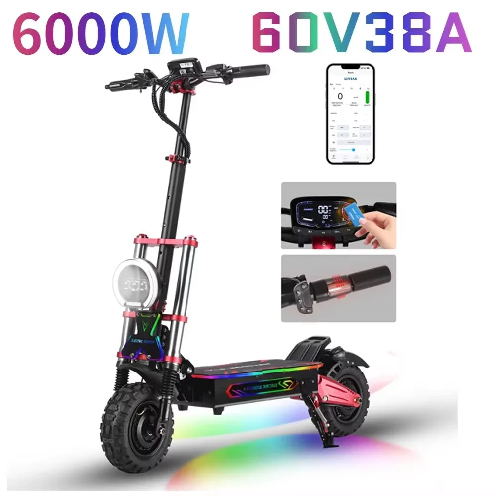 Electric scooter 6000W