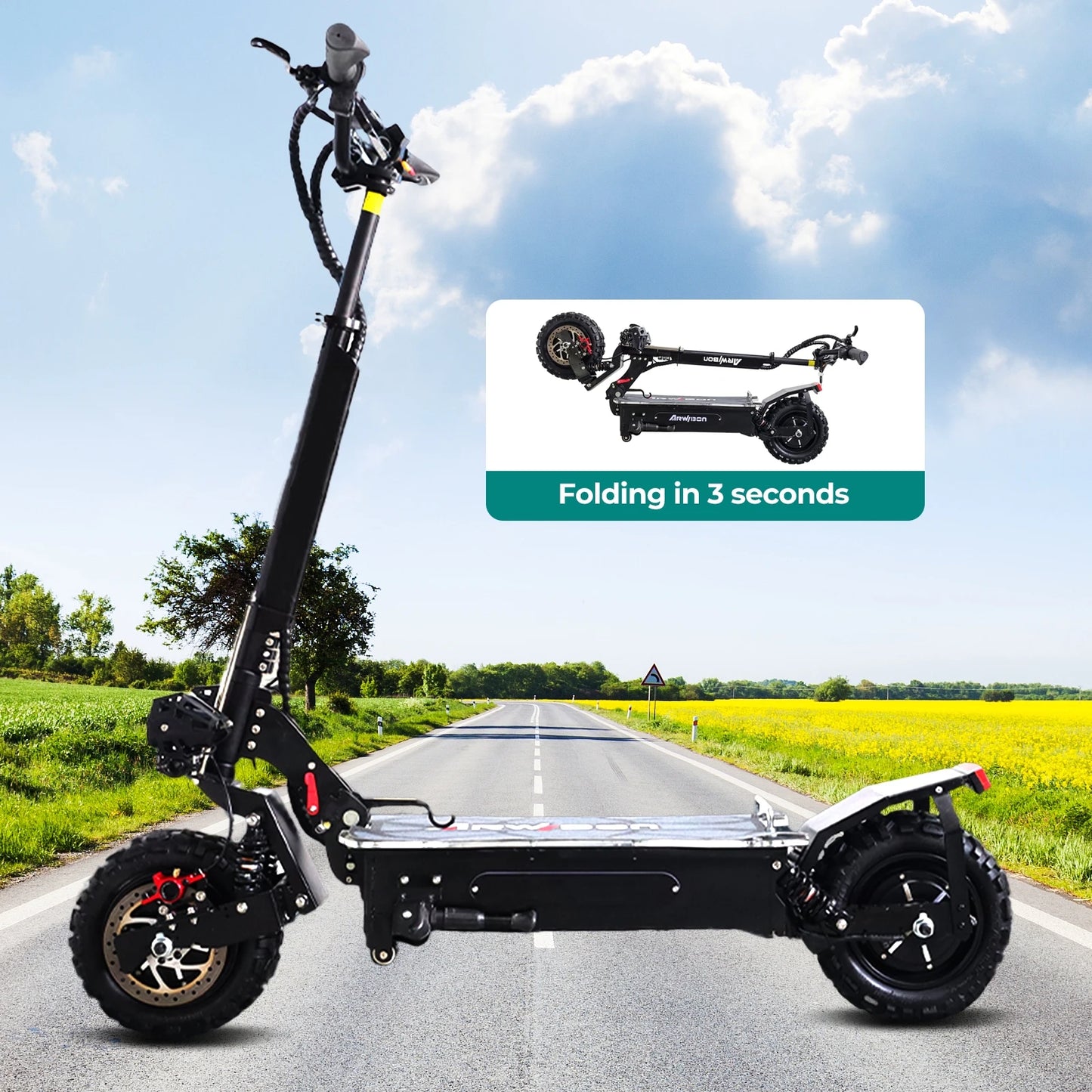 Adult electric scooter