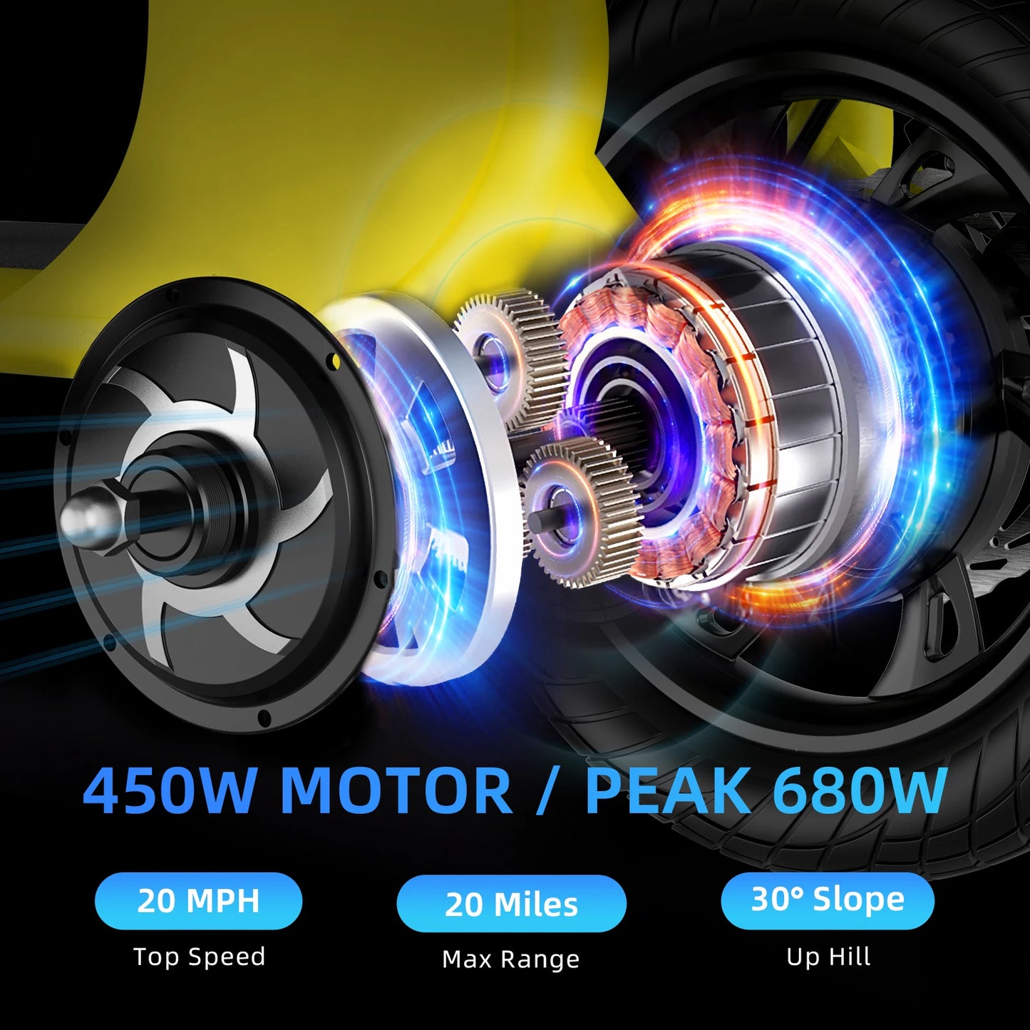 450W adult electric scooter