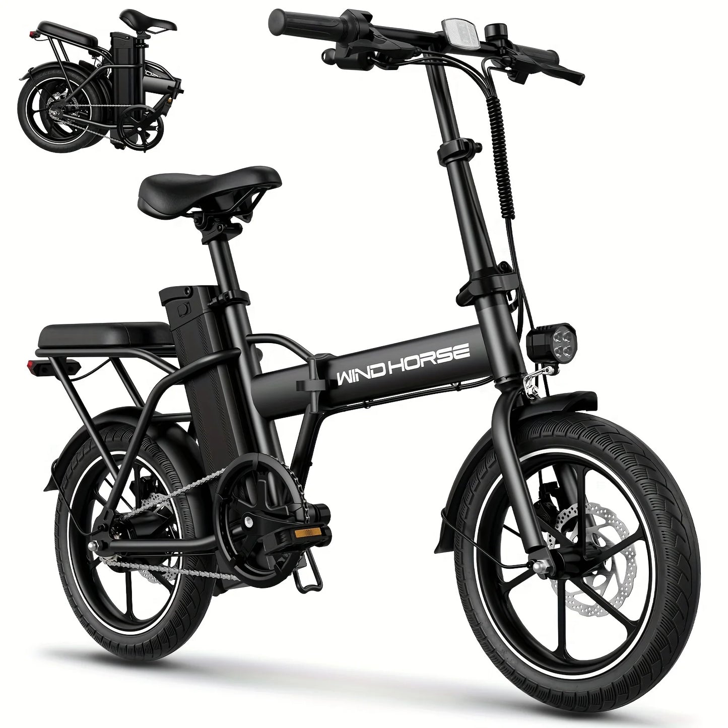 Folding adult electric bicycle