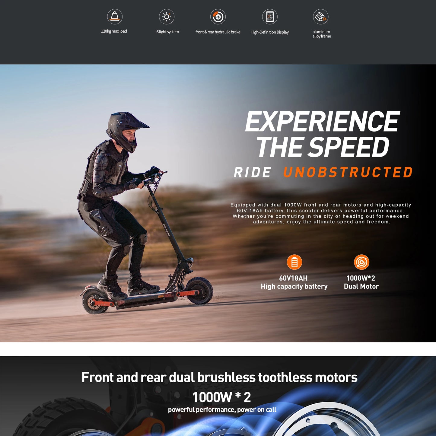 Electric Scooter 1000W