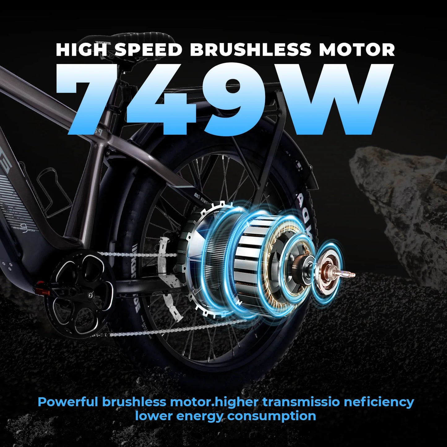 Adult electric bicycle 750W