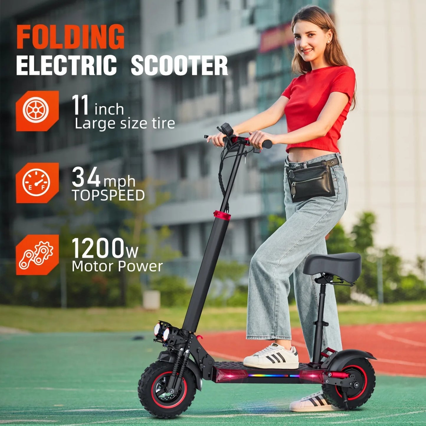 J11MAX Fold EScooters 1200W