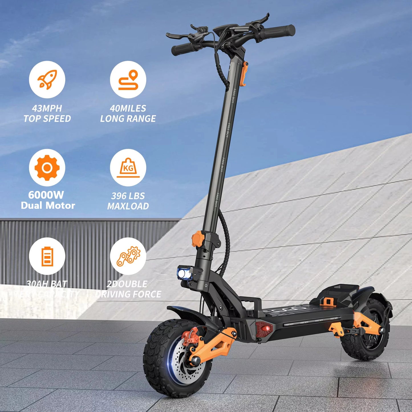H9 Scooters Electric 6000W