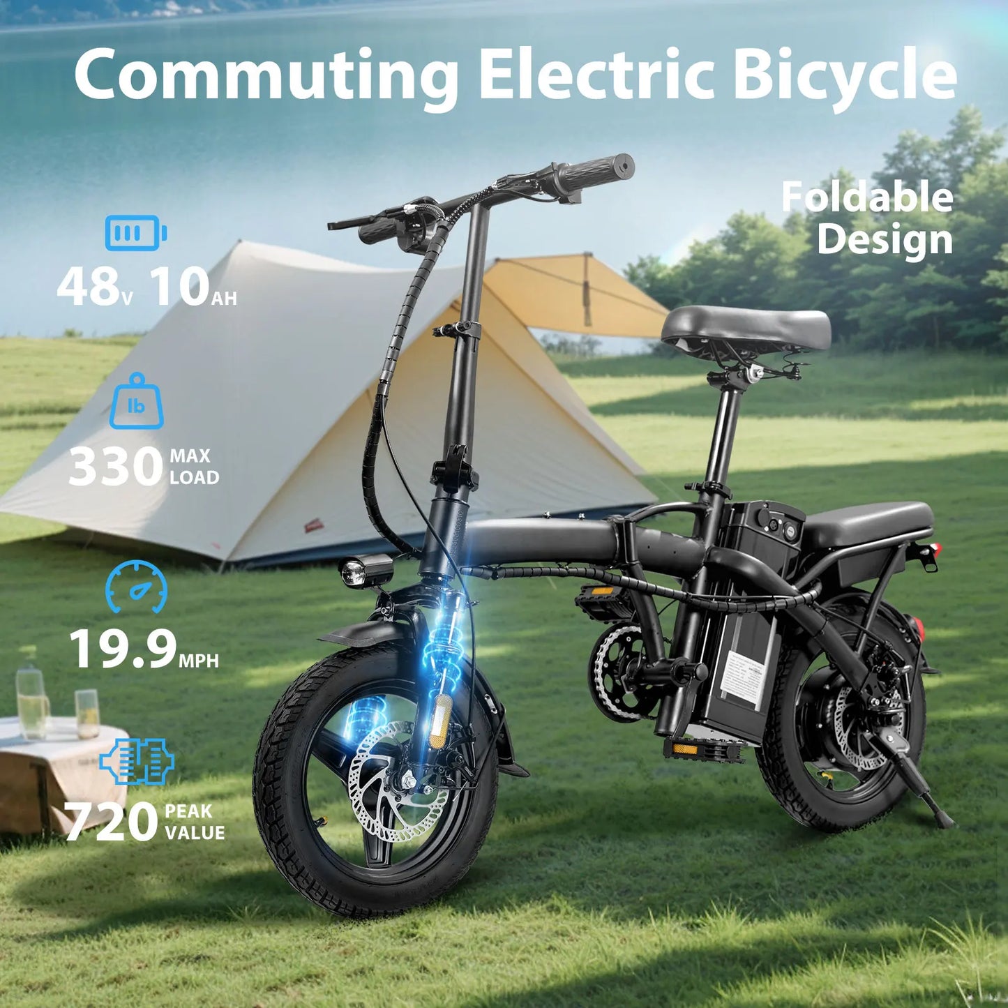 400W motor adult electric bicycle