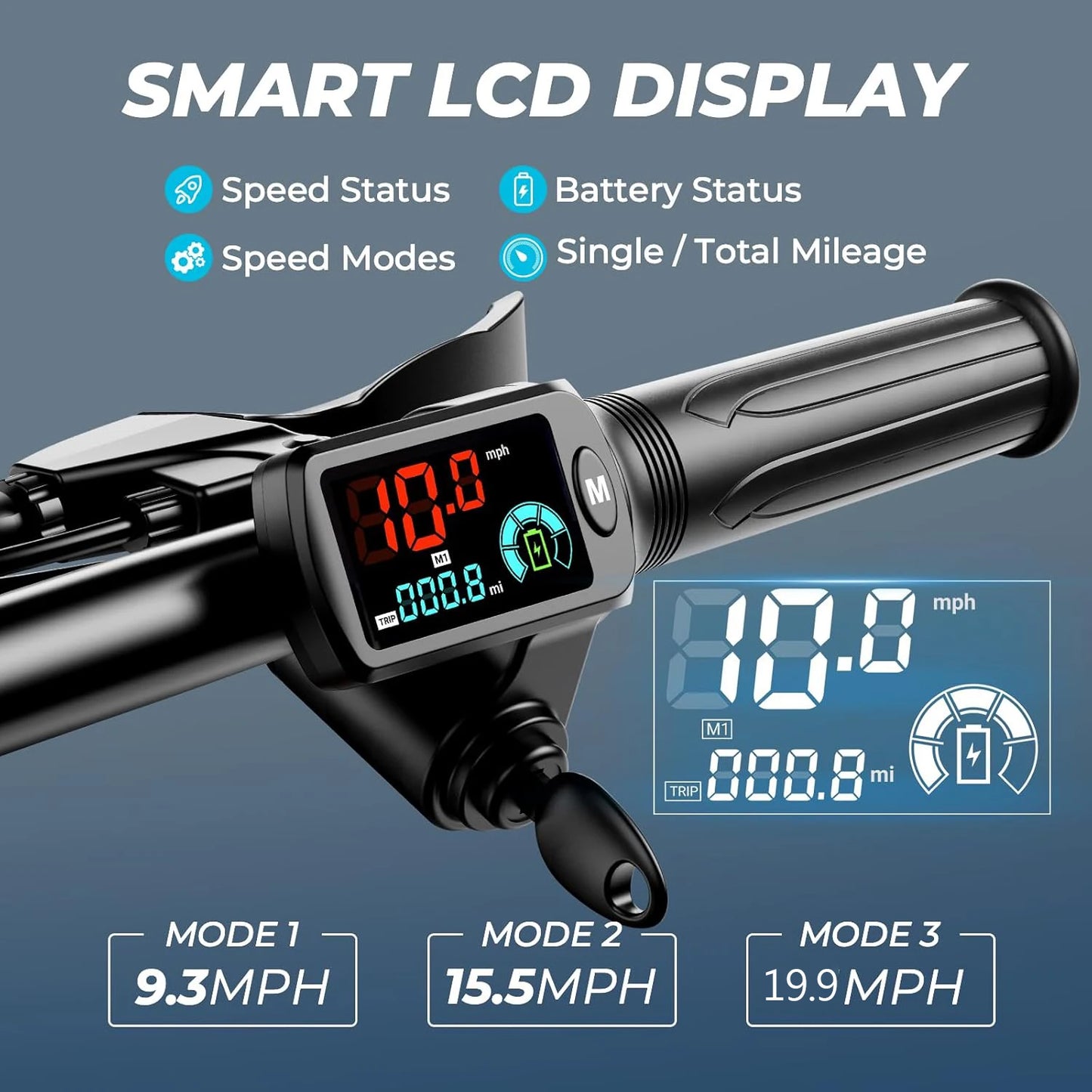 850W peak adult electric scooter