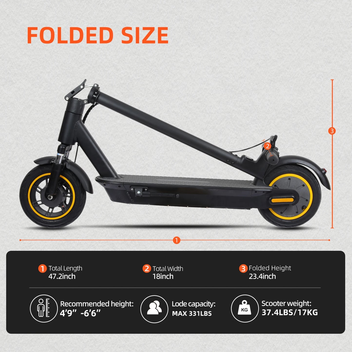 J05MAX Electric Scoote 500W