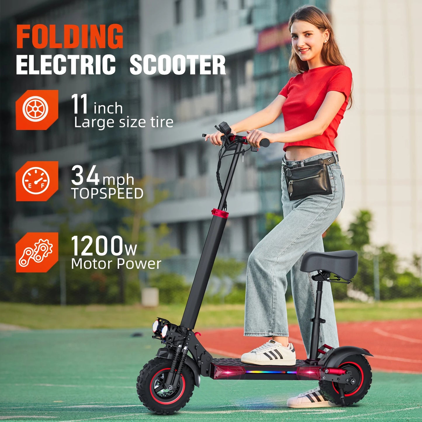 J11MAX Fold EScooters 1200W