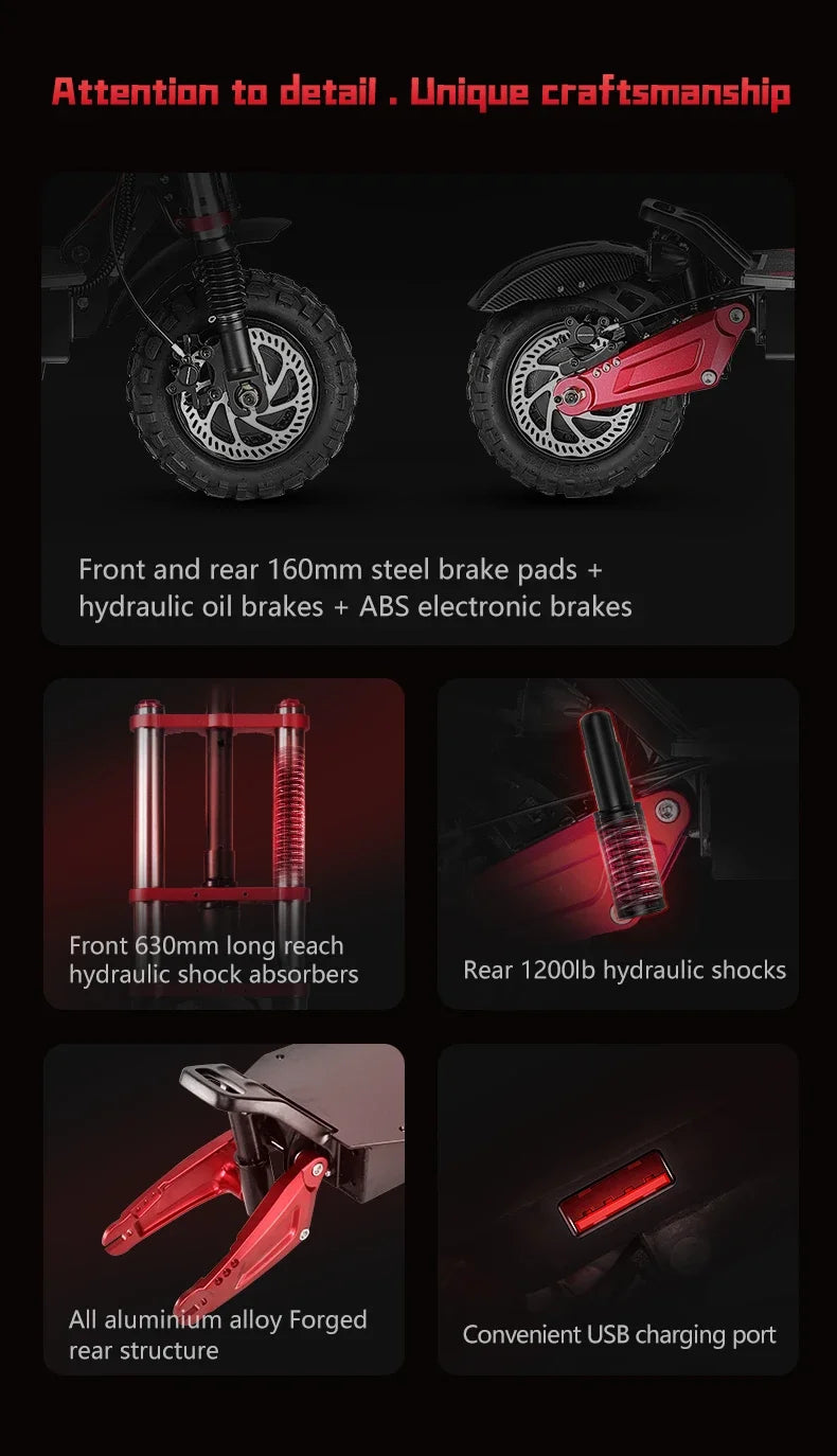 Electric scooter 6000W