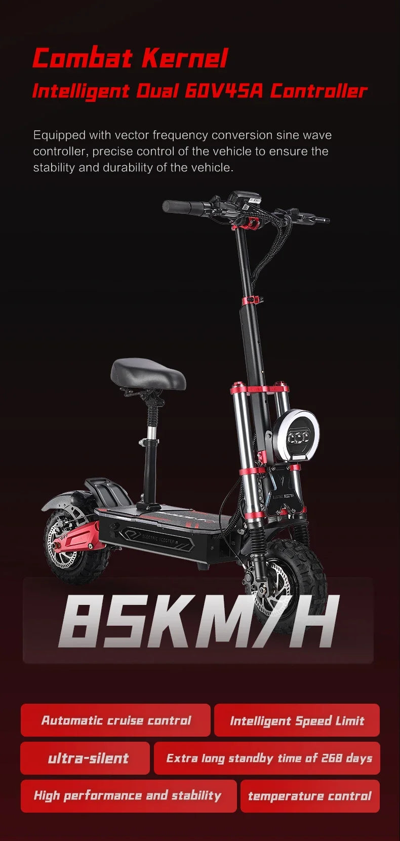 Electric scooter 6000W
