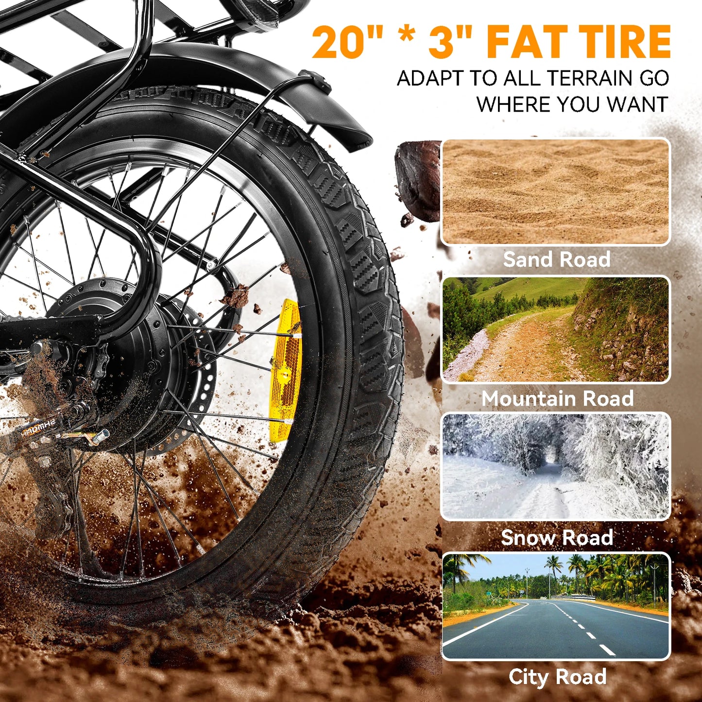 750W adult electric bicycle, 26MPH