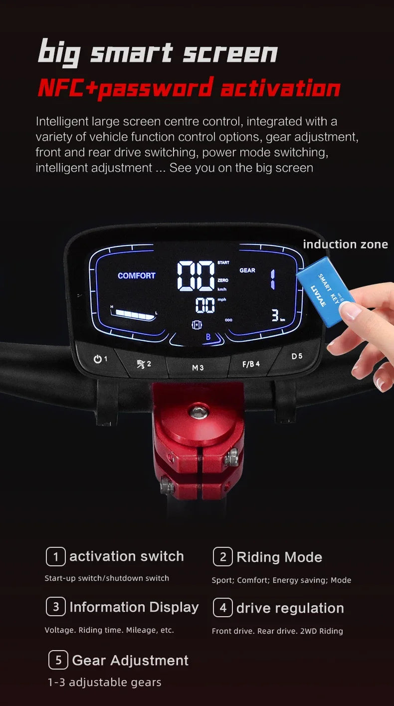 Electric scooter 6000W