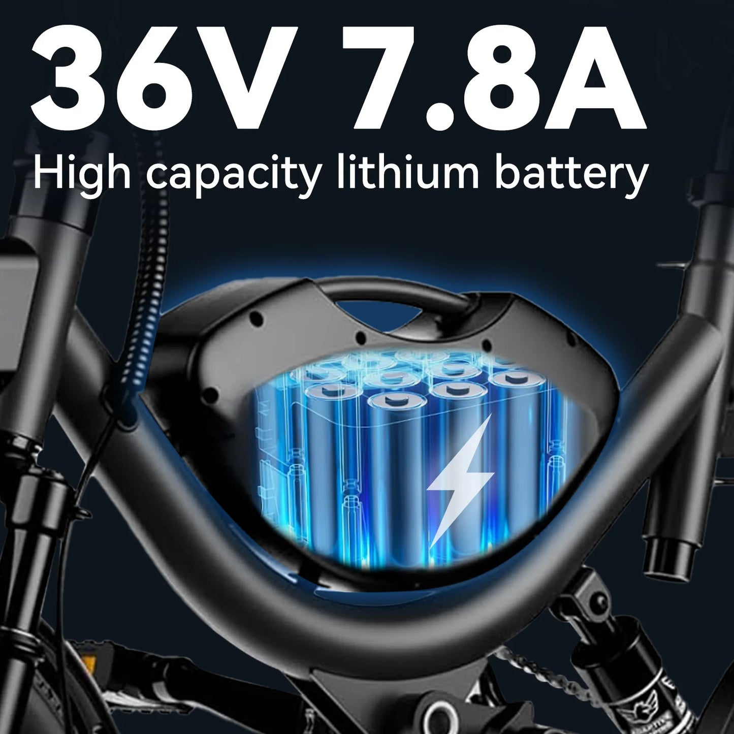715W peak folding electric bicycle