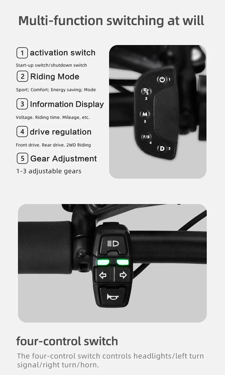Electric scooter 6000W
