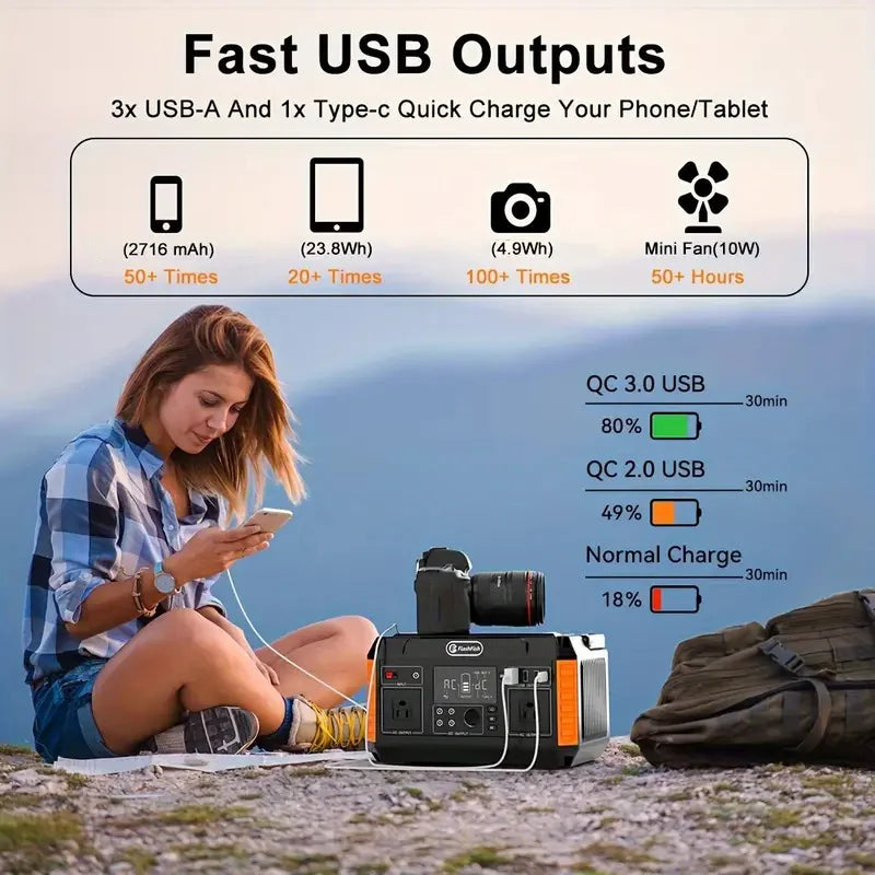 Portable generator 200W-560W solar generator