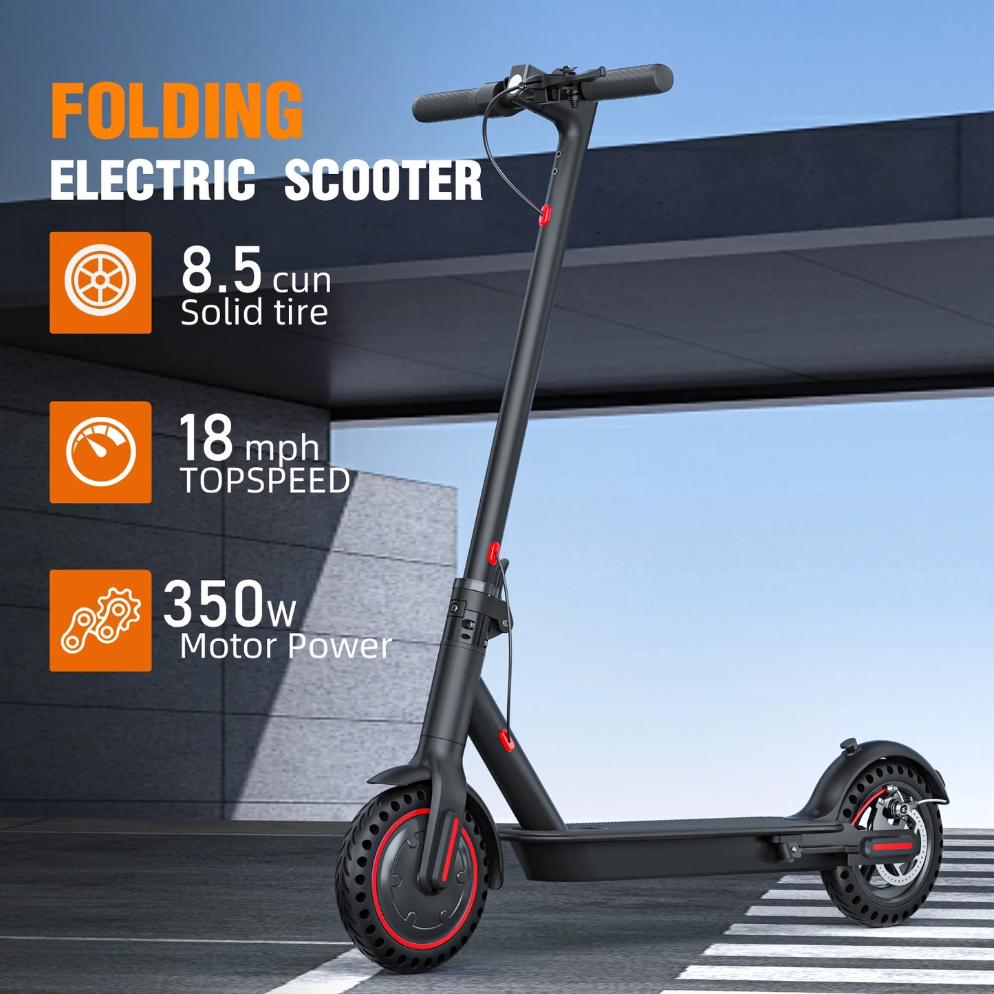 Lightweight Carry Fold EScooters 350W