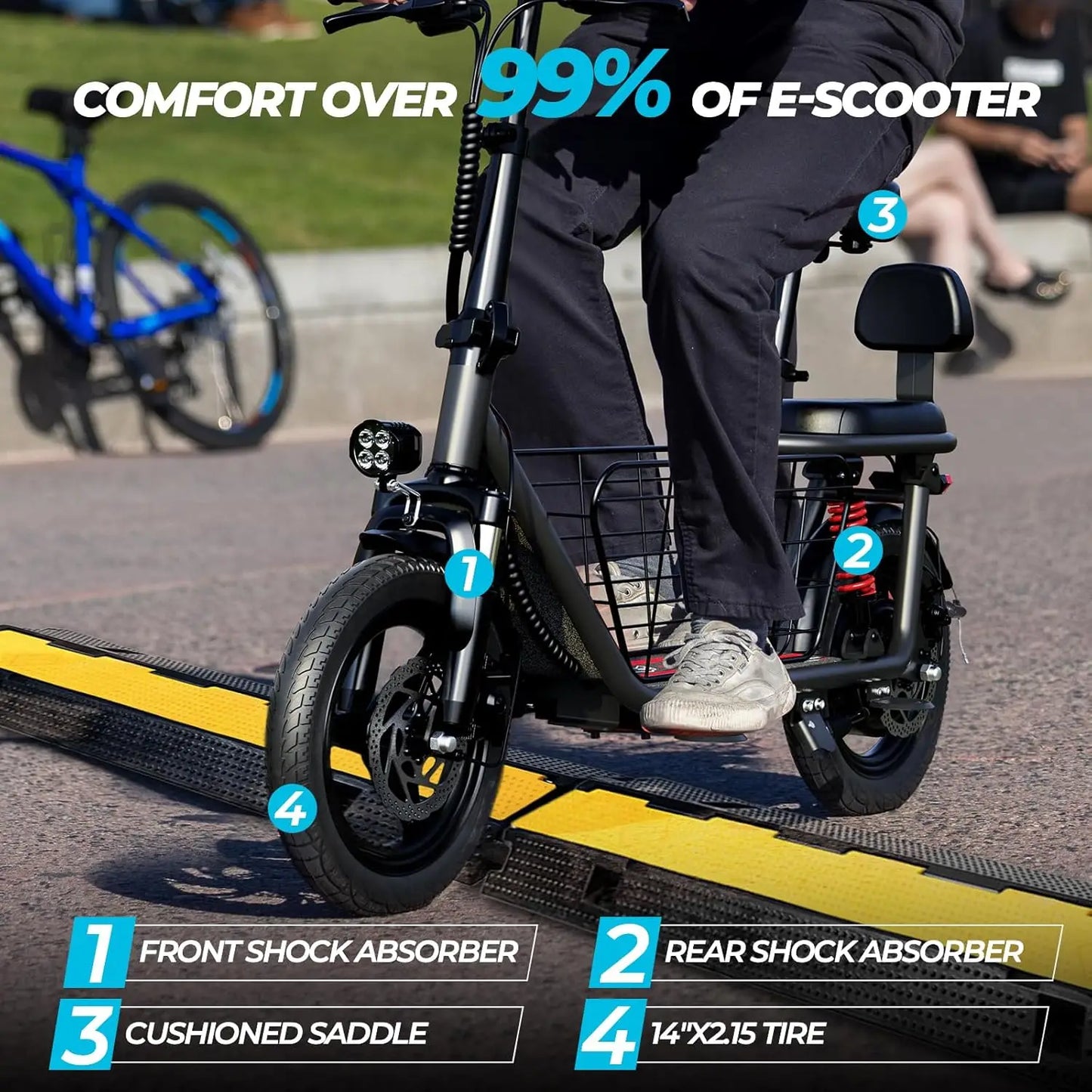 850W peak adult electric scooter