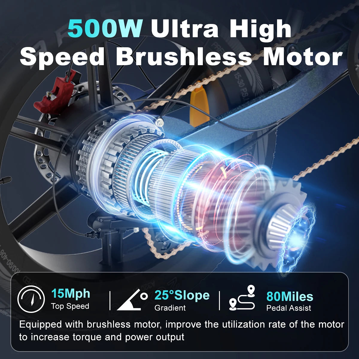 750W electric bicycle