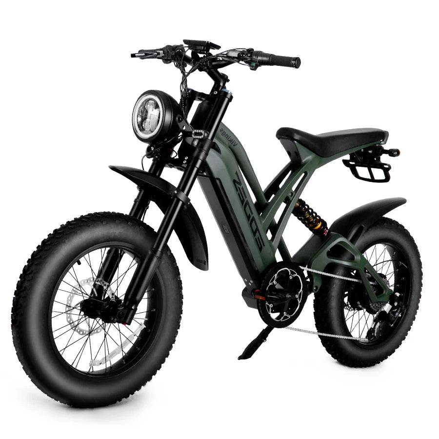 Electric off-road mountain adult bicycle
