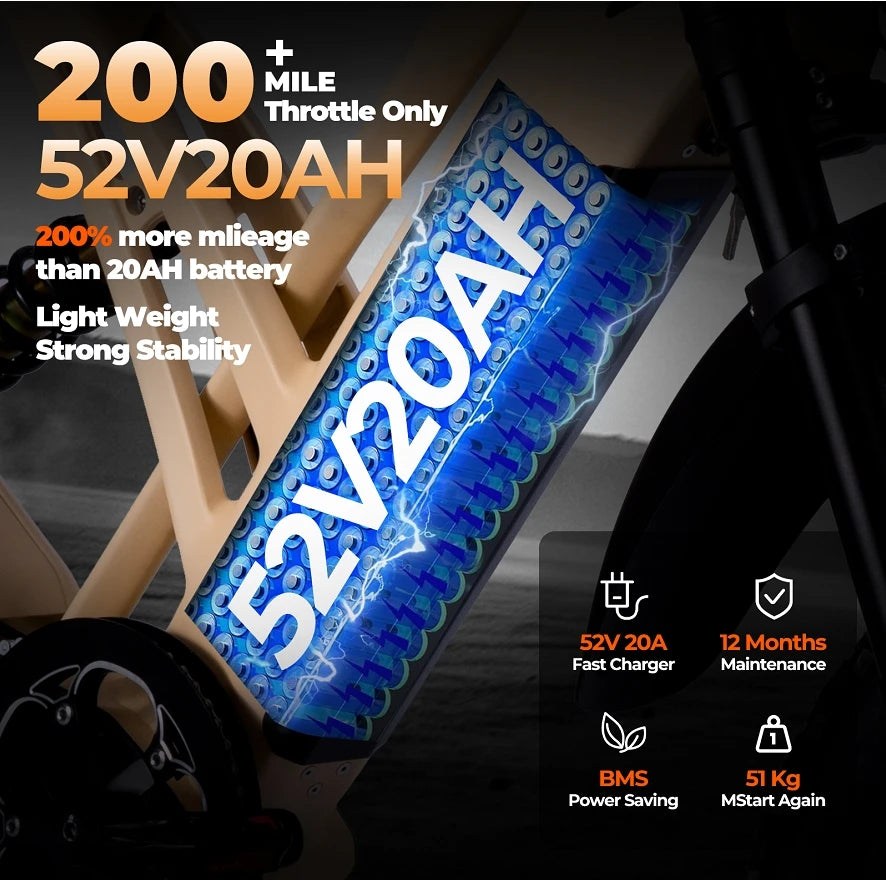 1000W mountain adult electric bicycle