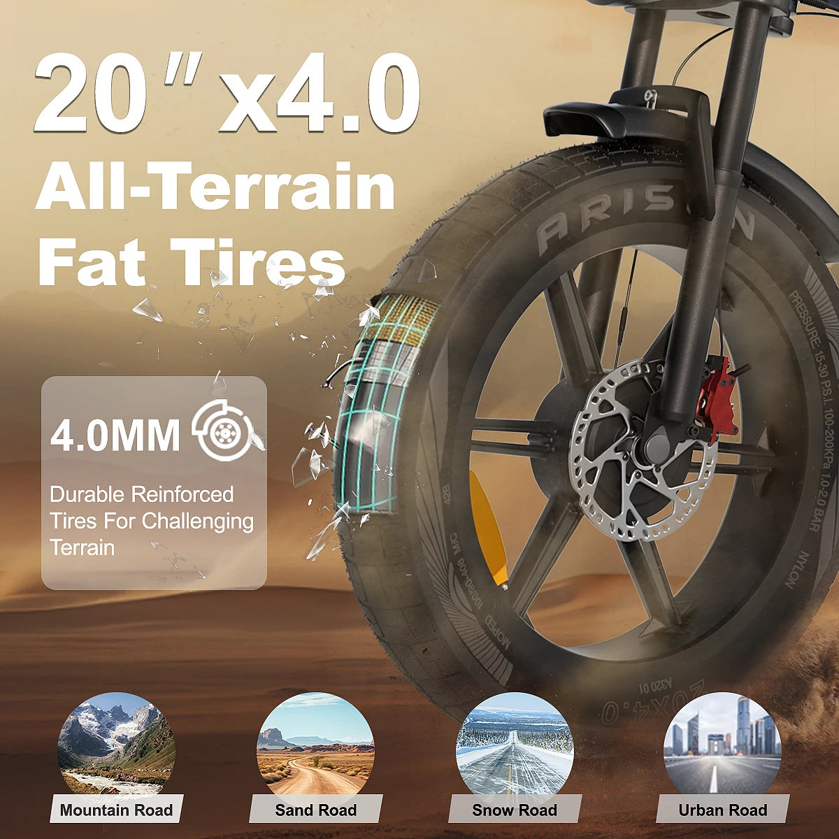 750W electric bicycle