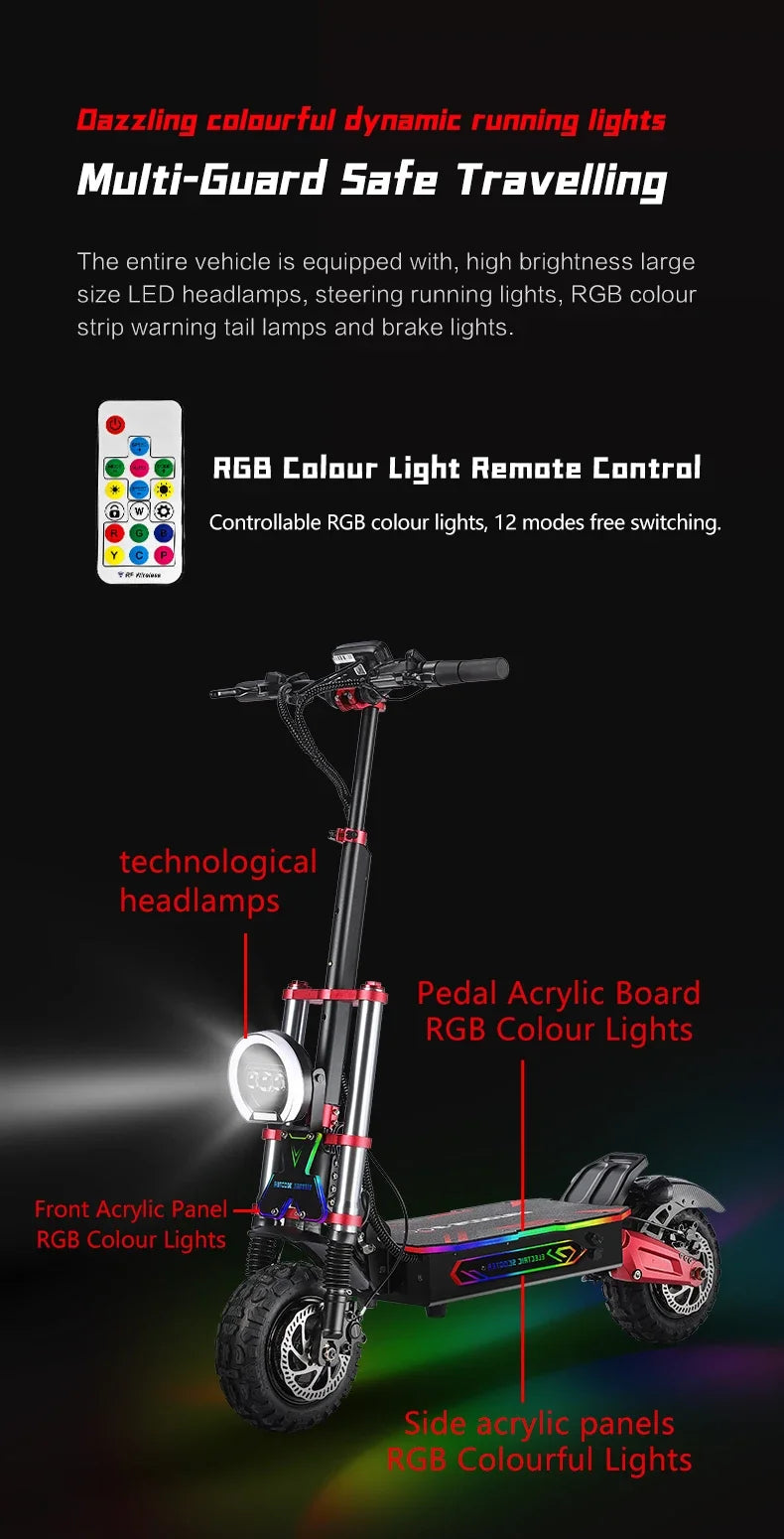 Electric scooter 6000W