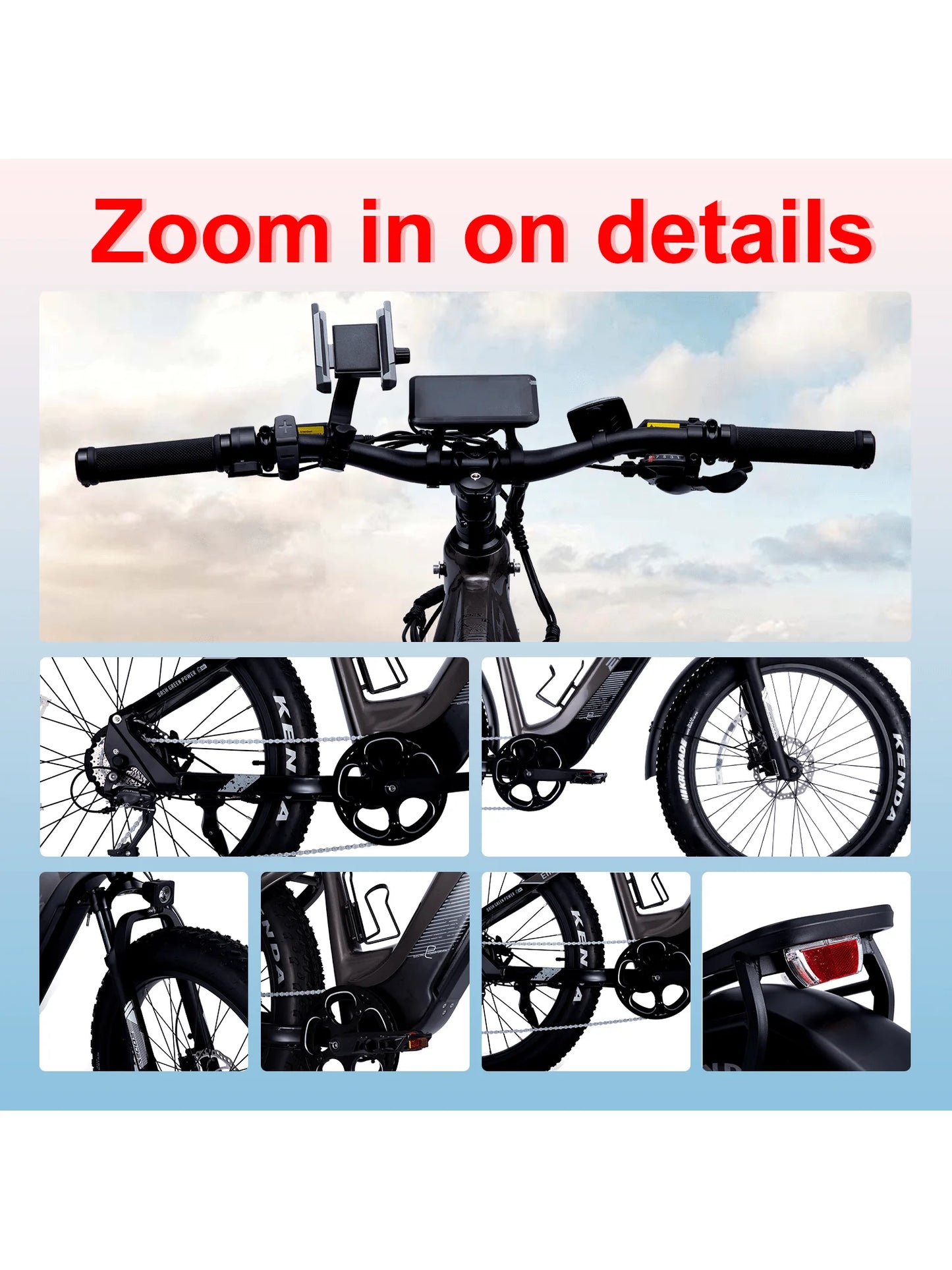 Adult electric bicycle 750W