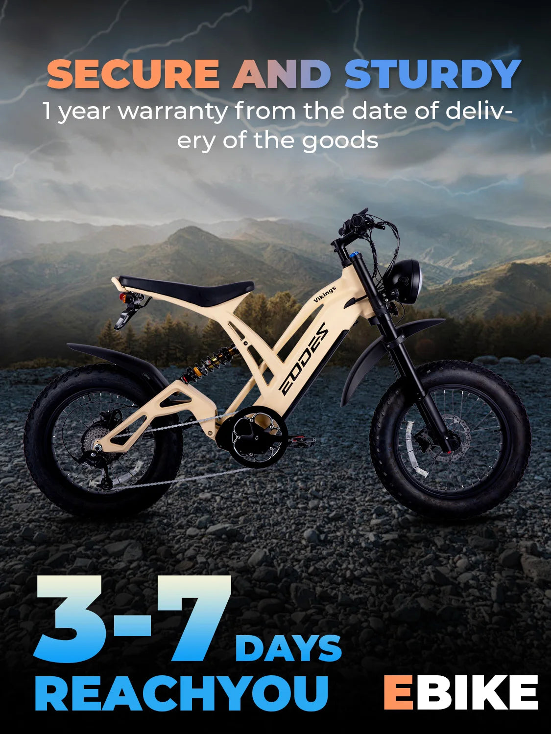 1000W mountain adult electric bicycle